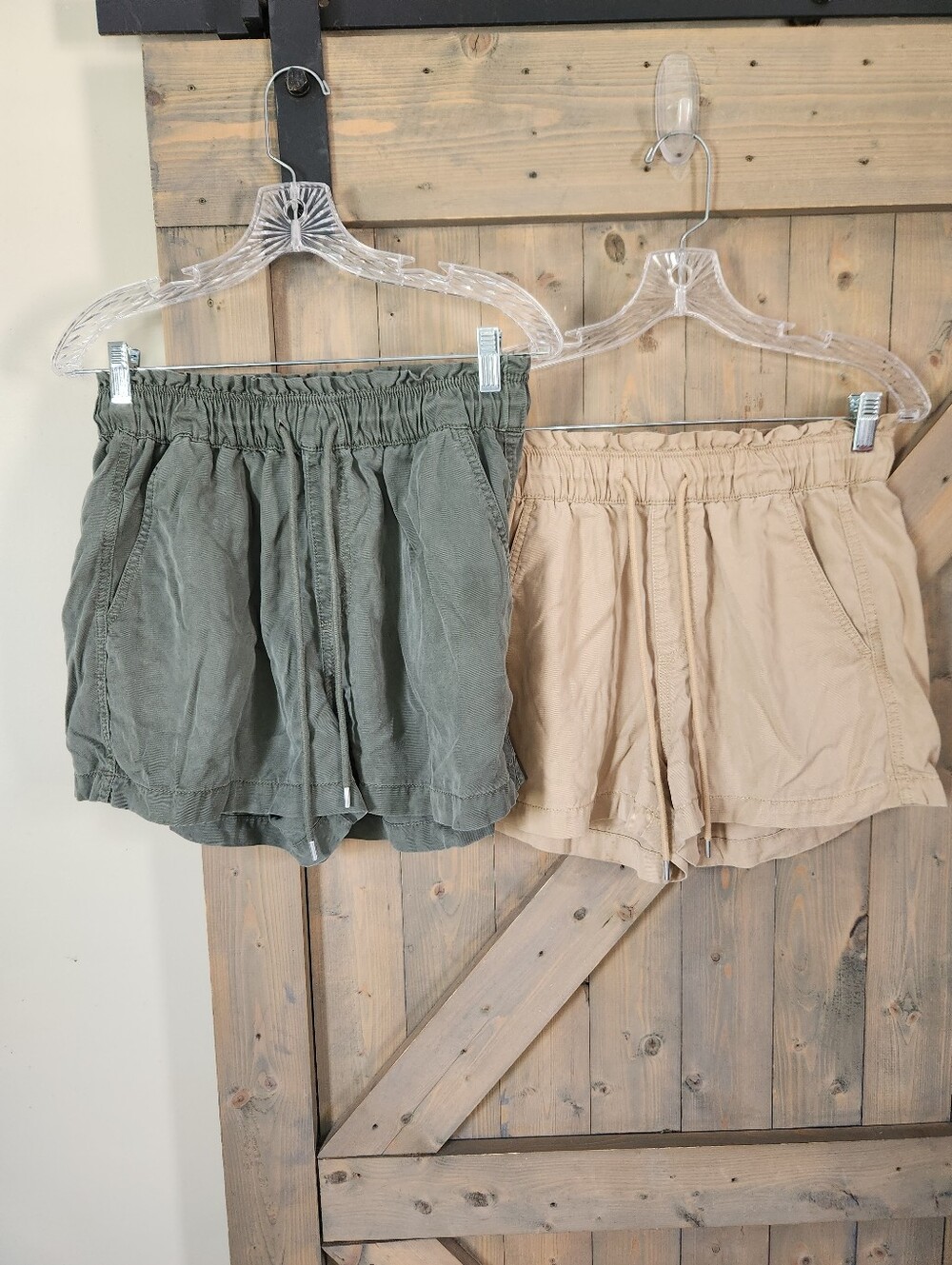 Loft Paperbag Drawstring High Waist Shorts Bundle XS
